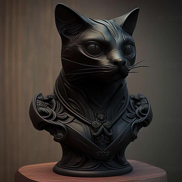 Черная кошка BuGIPS
